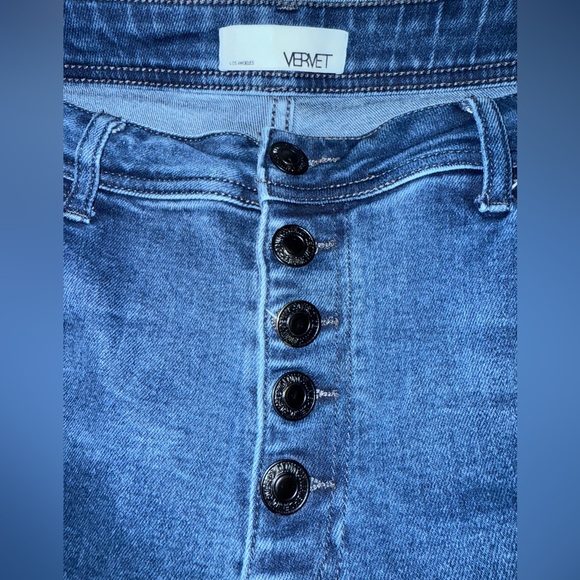 Vervet by Flying Monkey Plot Twist High Rise Ankle Skinny jeans women’s size 16 - Picture 6 of 8